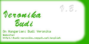 veronika budi business card